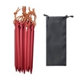 thumbnail image 2 of Estacas para tienda de campaña Zulema 8 piezas metal toldo rojo, 2 of 8