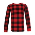 thumbnail image 3 of Hudson Baby Thermal Long Underwear 2pc Set, Buffalo Plaid, 2T, 3 of 4