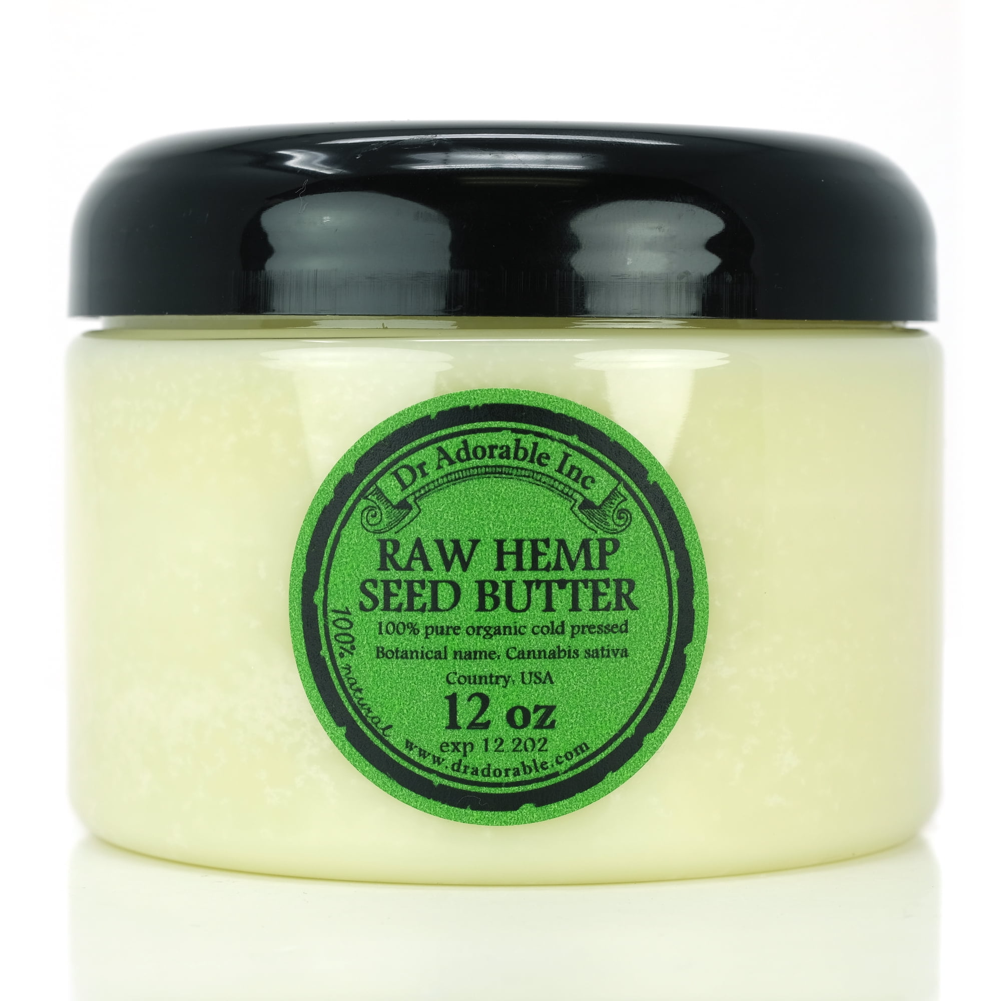 Dr Adorable - 12 oz - Hemp Butter - Organic Fresh Natural