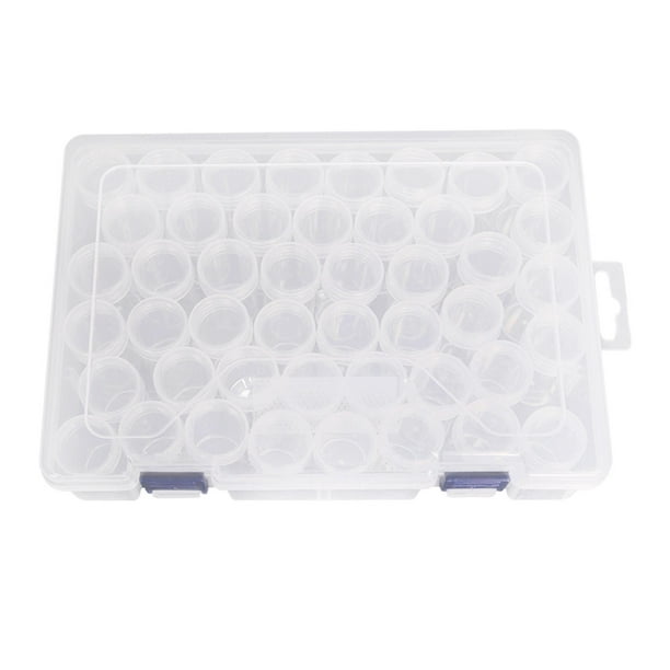 Bead Storage Organizer Box, 44 Jars - Containers for Beads
