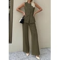 thumbnail image 7 of PRETTYGARDEN Women's 2 Piece Sets Summer Work Clothes Sleeveless Blazer Vest Pants Suits Spring Business Casual Outfits, 7 of 7