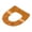 Brown, variant on XMMSWDLA Toilet Mat Toilet cushion household plush zipper handle toilet seat ring waterproof Gifts for family(Pink)