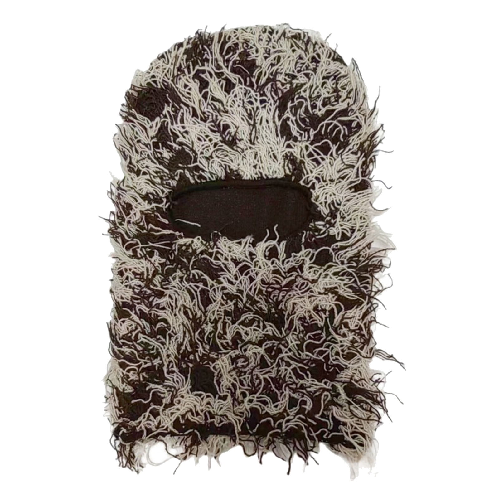 1&2 Pcs Distressed Balaclava Ski Mask Knitted Full Face Windproof Winter  Yeat Shiesty Ski Mask for Men Women One Size Beanie