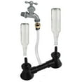 thumbnail image 2 of Double Head Wine Rinser Beer Bottle Washer Homebrew Beer & Wine Cleaning Equipment Cleaner with Kitchen Faucet Bar Tools, 2 of 6