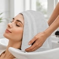 thumbnail image 6 of RIVERSIDE 24 Pack Salon Towel 16x26 Ultra Soft Absorbent Cotton Hand Towels for Salon and Spa - White, 6 of 8