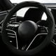 thumbnail image 1 of Funda para volante de coche, de fibra, 38x38x6 cm, ajuste universal para mayor agarre y comodidad al volante, 1 unidad, color negro Rkxzt, 1 of 9