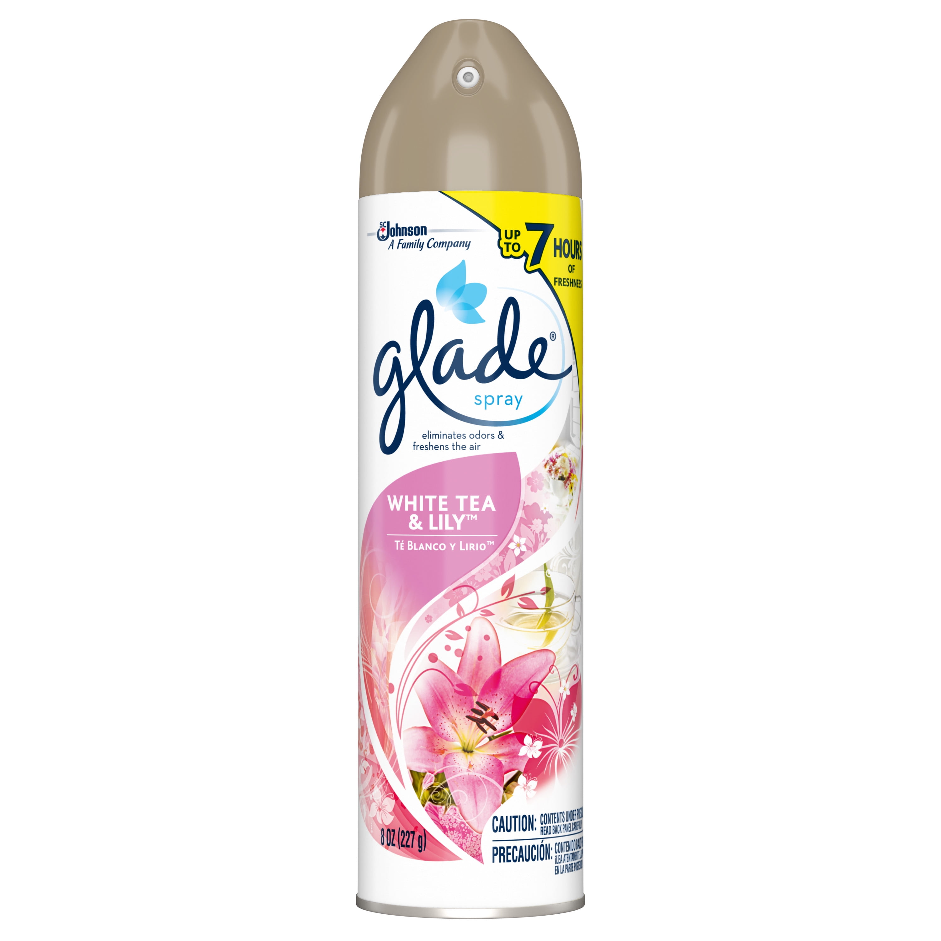 Glade Room Spray Air Freshener, White Tea & Lily, 8 oz