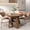 Walnut Color, variant on Round Dining Table Modern Extendable Dining Table with Removable Leaves for Kitchen