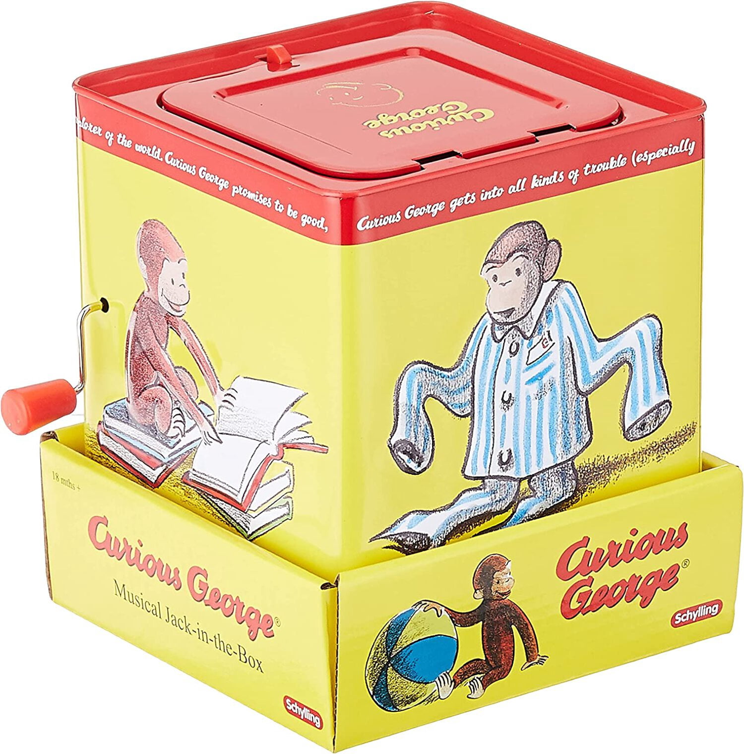 Curious George Jack in the Box - Preschool Fun Toys by Schylling (CJB)