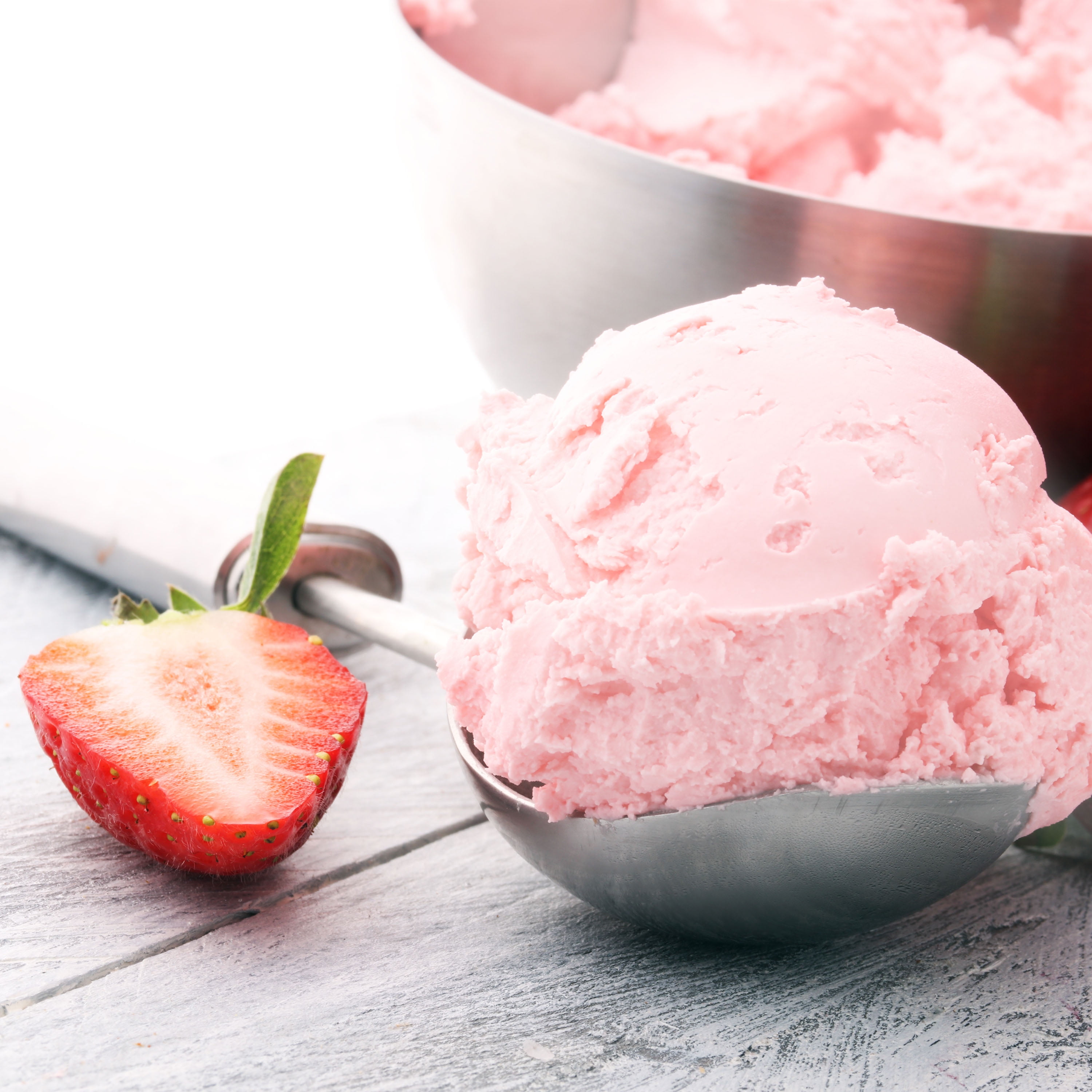 Nostalgia 2-Quart Homemade Premium Strawberry Ice Cream Starter Mix (8-Pack)