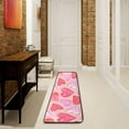 thumbnail image 6 of Coolnut Romantic Heart Printing Area Rug - 2' x 6' Washable Runner Rugs with Rubber Backing - Non Skid Floor Carpet for Indoor Living Room Hallway Kitchen Home Decor Gifts, 6 of 7