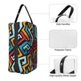 thumbnail image 5 of Uemuo Geometry Pattern Portable Toiletry Bags with Handle, Waterproof travel Make up Bags for Women, Large Capacity Travel Cosmetic Bags, 5 of 9
