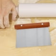 thumbnail image 4 of NICEXMAS Multi Purpose Kitchen Dough Scraper Tool with Lightweight Stainless Steel Blade, 4 of 5