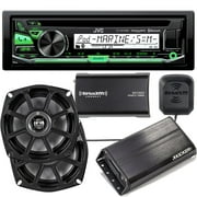 Kicker Motorcycle System with JVC KD-97MBS and SXV300 Sirius XM Tuner