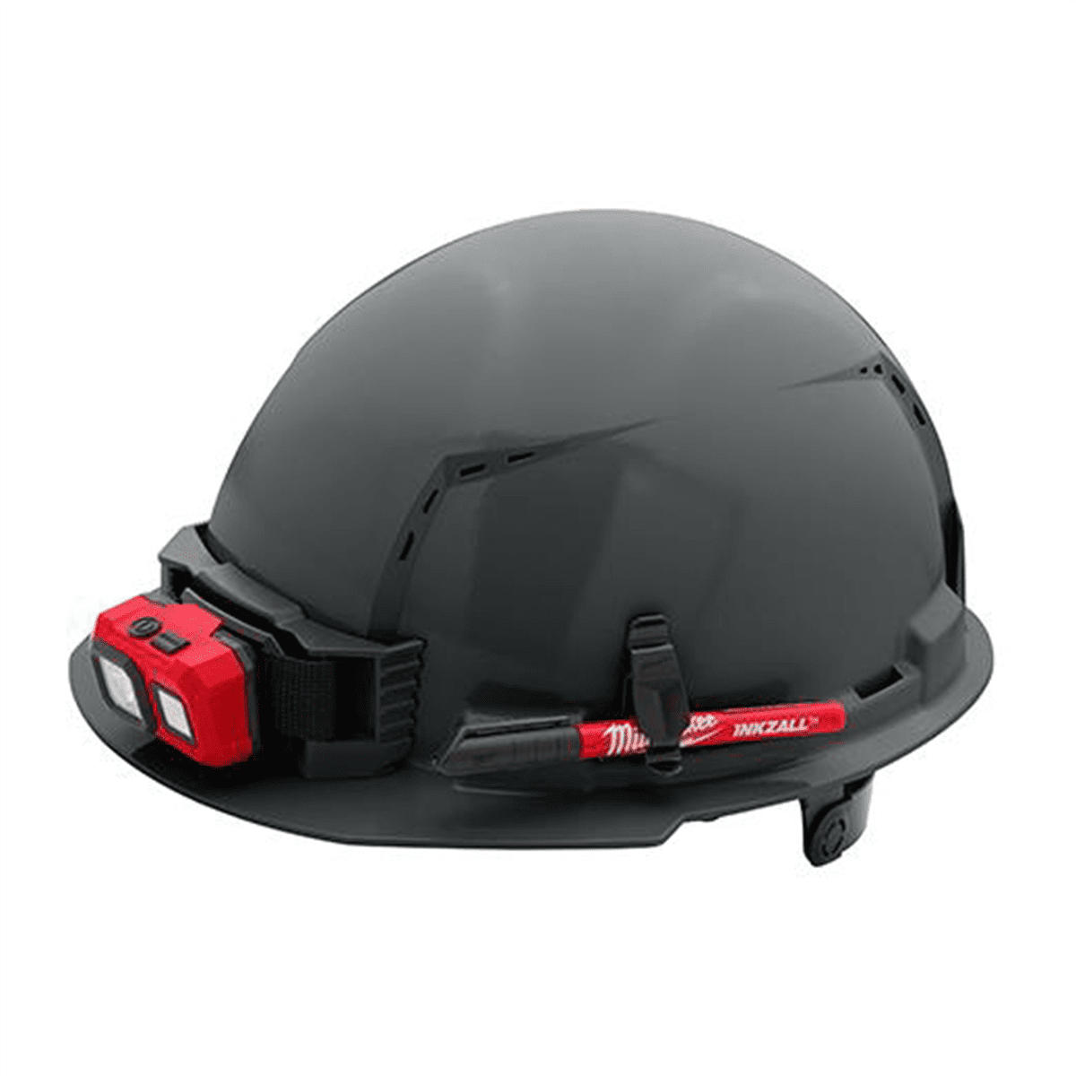 Milwaukee Tool BOLT Gray Front Brim Vented Hard Hat w/6pt Ratcheting Suspension (USA) - Type 1, Class C