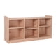 thumbnail image 5 of Yeshouse Estantería Montessori de madera, organizador de juguetes y libros con 6 compartimentos y 2 divisores ajustables, ideal para salas de juegos y aulas, 5 of 7