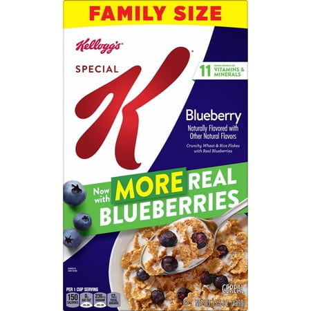 Kellogg's Special K Blueberry Breakfast Cereal - 16.8 oz (Pack of 1)