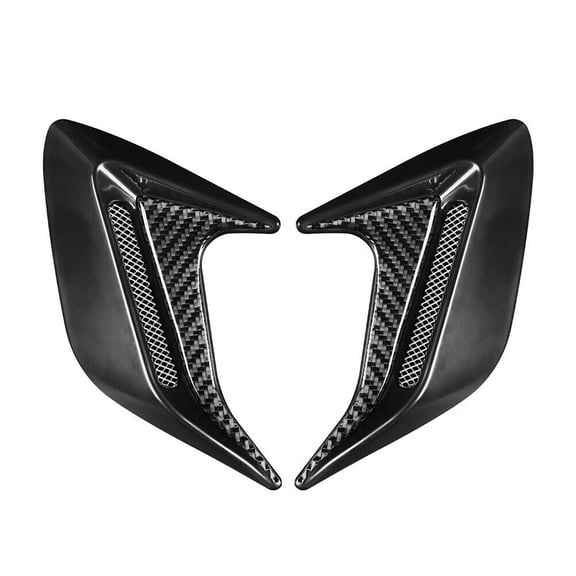 Side Vent Air Flow Fender Intake Dekoratives Universal Auto-Carbon-Faser-Schwarz