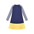 thumbnail image 2 of Robe Fille Manches Longues Marguerite Rayée Décontractée Coton 3 Ans, 2 of 6