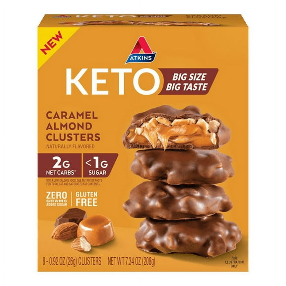 Atkins Keto Caramel Almond Clusters - 8.47 oz