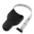 thumbnail image 3 of OUSITAID Black + White Combination 1.5 Meters Inch And Cm Automatic Retractable Measuring Tape 2pcs, 3 of 8