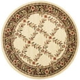 thumbnail image 4 of SAFAVIEH Lyndhurst Marshall Floral Border Runner Rug, Ivory/Brown, 2'3" x 8', 4 of 6