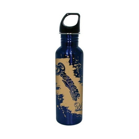 MLB - Milwaukee Brewers Stainless Steel Water Bottle