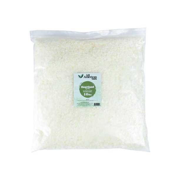 Hojuelas de cera de soya de 10 kg, All American Wax para fabricación de velas