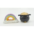 thumbnail image 4 of Ceramic Pot of Gold Rainbow Salt and Pepper Shakers Saint Patricks Day Decor, 4 of 5