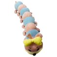 thumbnail image 1 of Oruga Wiggler de peluche durmiendo, muñeco de peluche para niños a la hora de dormir, Navidad Rosa, 1 of 6