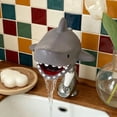 thumbnail image 4 of Shark Rallonge de Robinet Anti-Éclaboussures pour Lavabo de Salle de Bain, Ensemble, Résine Bleue Splash Guard Rallonge de Sortie d'Eau, 16 x 13 x 13 cm, 4 of 6