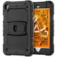 thumbnail image 2 of XYX For iPad Mini 5th/4th Generation Case 7.9 inch 2019/2015, 3in1 Heavy Duty Shockproof Tablet Case with Stand, Shoulder Strap, Black, 2 of 7