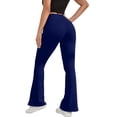 thumbnail image 3 of High Waisted Flare Leggings for Women - Yoga Pants for Women - Buttery Soft Bell Bottom Palazzo - Versatile Sizing, 3 of 5