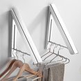 thumbnail image 5 of Foldable Telescopic Drying Rack Aluminum Alloy Wall Hanging Drying Rack (black), 5 of 5