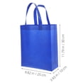 thumbnail image 4 of 30 bolsas de compras de tela no tejida en blanco, de colores sólidos, para regalos de fiesta, 4 of 8