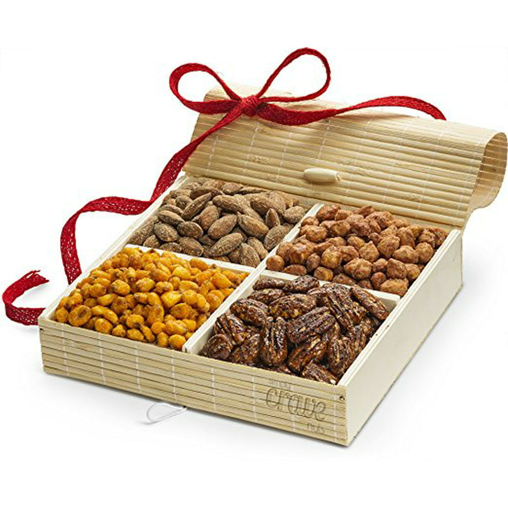 Simply Crave Nut Gift Baskets Holiday, Holiday Gift Tray