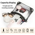 thumbnail image 3 of Tinyat Clear Crossbody Handbag for Women Stadium Approve Handbag with Metal Chain for Concert Outdoor Activities Commute Black, 3 of 7