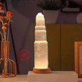 thumbnail image 1 of Pure Selenite USB Crystal Rock Dimmable Lamp With 7 Changeable Colours Mountain Tower Lamp, 1 of 5