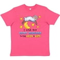 thumbnail image 3 of Inktastic I Love my Great Grandpa to the Moon and Back Cute Sheep Youth T-Shirt, 3 of 5