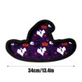 thumbnail image 3 of Kitchen Serving Tray Set Valentines Day Wooden Decorations Coffee Table Tray round Table Tray Decorations for Living Room Kitchen Signs Handmade Witch Hat Wooden Tray For Halloween Party Serving Candy, 3 of 4