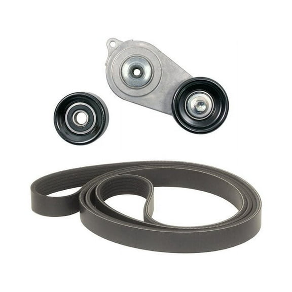 Serpentine Belt Drive Component Kit - Compatible with 2003 - 2013 Acura MDX 2004 2005 2006 2007 2008 2009 2010 2011 2012