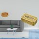thumbnail image 2 of Cestas de almacenamiento,Cestas de almacenamiento de cocina tejidas con asas hechas a mano,Cestas de pan redondas Bandejas para servir Rectángulo,Caja de pañuelos,Dispensador de pañuelos, 2 of 8