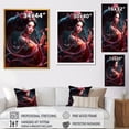 thumbnail image 4 of Designart "Female Asian Floral Warriors III" Asian Woman Canvas Wall Art, 4 of 5