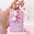 thumbnail image 4 of WALTON School Supplies Bus Card Case Students Bank Card Holder Card ID Holder Credit Card Card Sleeve Lanyard Women Men Cartoon Hand Rope Badge Cards Cover, 4 of 4