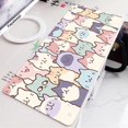 thumbnail image 3 of Alfombrilla grande para ratón de ordenador de gato blanco, tamaño 80x30cm, 100x50cm, alfombrilla para teclado de escritorio de ordenador portátil, alfombrilla para mesa para jugar a juegos, 3 of 5