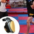 thumbnail image 6 of yotijay Kickboxing Thigh Pad Leg Kick Pad PU Thickened Protect Pad for Training Sparring Gold Left, 6 of 8