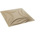 thumbnail image 6 of Ekena Millwork 19 5/8"W x 19 5/8"H Savannah EnduraWall Decorative 3D Wall Panel, UltraCover Satin Smokey Beige (Covers 2.67 Sq. Ft.), 6 of 6