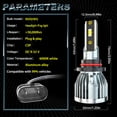 thumbnail image 2 of For Toyota Sienna 2011-2014 2015 2016 2017-2020 LED Headlight High Low Beam Fog Light Bulbs Kit White 6x, 2 of 12