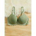 thumbnail image 4 of Plus Lace Trim Bow Front Underwire Bra, 4 of 4