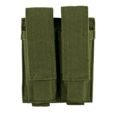 Double Magazine Holder - Voodoo Tactical MOLLE Compatible Double Pistol Magazine Pouch
